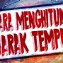 Rumus Cara Mencari Waktu Tempuh